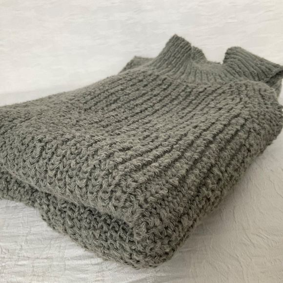 Gentle Fawn Cotton Knit Sleeveless Halter Neckline Tank Sweater Top Sage Green S - Picture 8 of 13